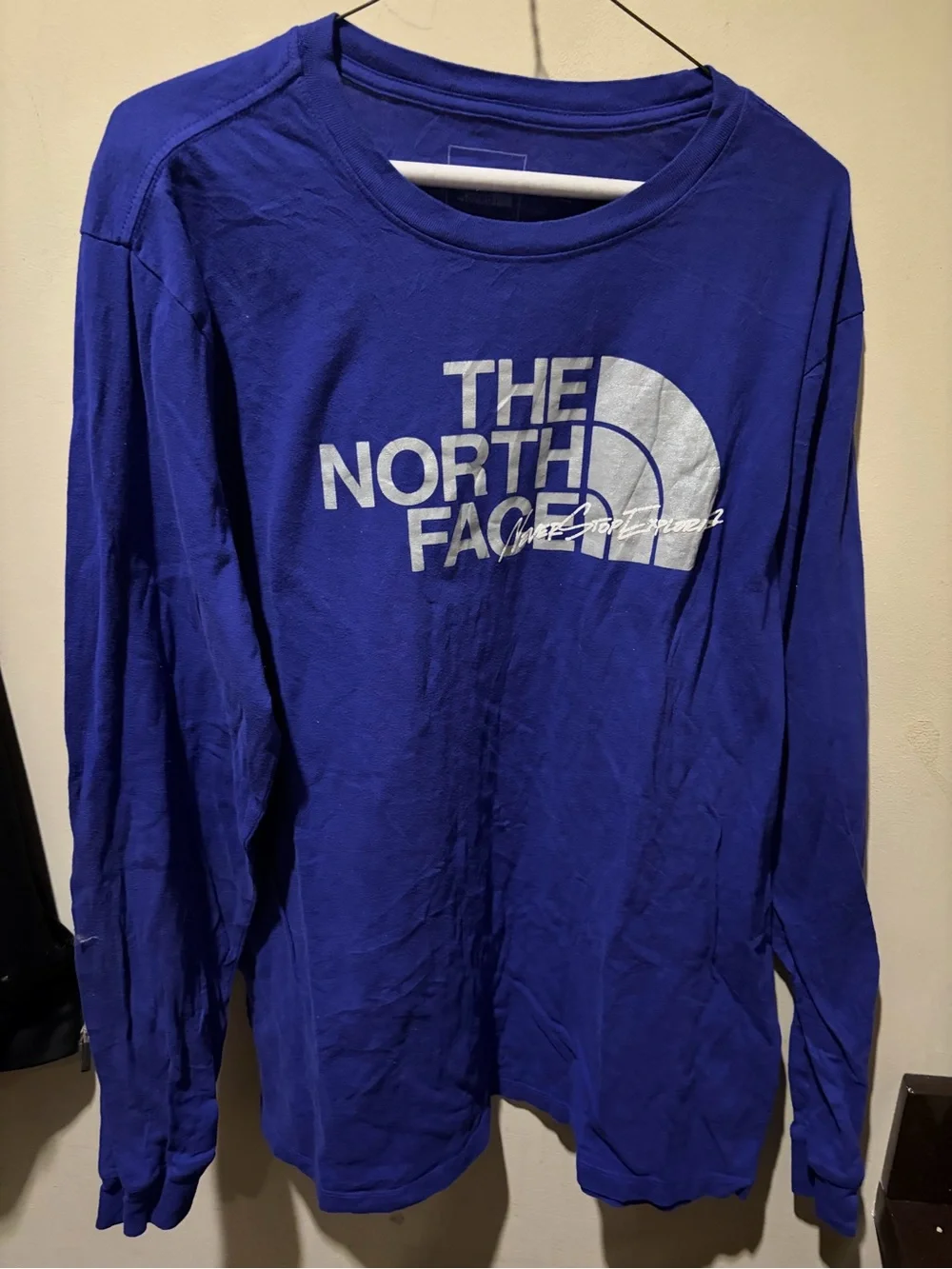The North Face performance brand long sleeve Tee shirt mens size large